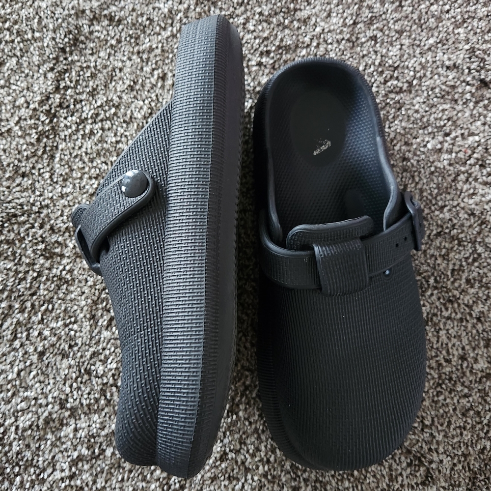 Mia slides mules croc dupes